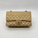 Chanel Classic Medium D Flap Caviar Gold GHW