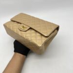 Chanel Classic Medium D Flap Caviar Gold GHW