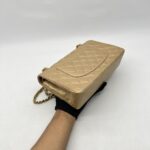 Chanel Classic Medium D Flap Caviar Gold GHW