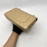 Chanel Classic Medium D Flap Caviar Gold GHW