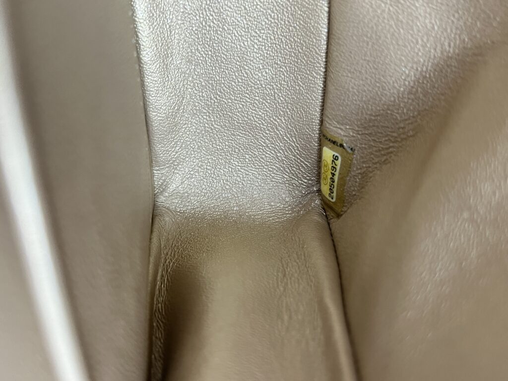 Chanel Classic Medium D Flap Caviar Gold GHW
