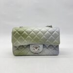 Chanel Classic Mini Rectangle Gradation Grey Green SHW