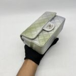Chanel Classic Mini Rectangle Gradation Grey Green SHW