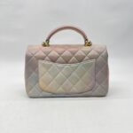 Chanel Mini Rectangle Top Handle Pink Unicorn GHW