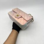 Chanel Mini Rectangle Top Handle Pink Unicorn GHW