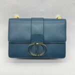 Dior 30 Montaigne Teal GHW Enamel