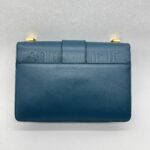 Dior 30 Montaigne Teal GHW Enamel