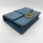 Dior 30 Montaigne Teal GHW Enamel