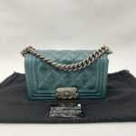 Chanel Boy 20 Lambskin Green RHW