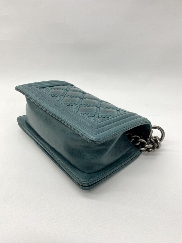 Chanel Boy 20 Lambskin Green RHW