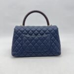Chanel Coco Handle Medium Caviar Navy GHW