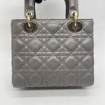 Dior Lady Dior Small Lambskin Grey GHW