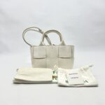 Bottega Veneta Candy Arco Tote White GHW