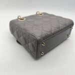 Dior Lady Dior Small Lambskin Grey GHW