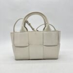 Bottega Veneta Candy Arco Tote White GHW