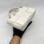 Bottega Veneta Candy Arco Tote White GHW