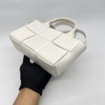 Bottega Veneta Candy Arco Tote White GHW