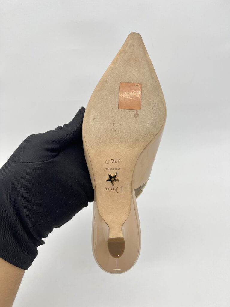 Dior Jadior Slingback Patent Nude