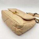 Chanel C19 Small Lambskin Nude GHW