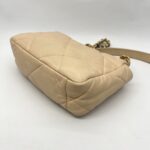 Chanel C19 Small Lambskin Nude GHW