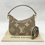 Louis Vuitton Bagatelle NM Monogram Empreinte Tourterelle Crème GHW