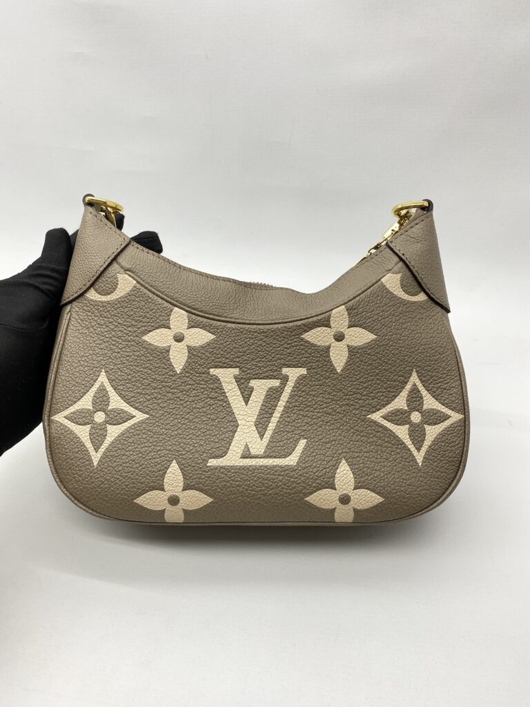 Louis Vuitton Bagatelle NM Monogram Empreinte Tourterelle Crème GHW