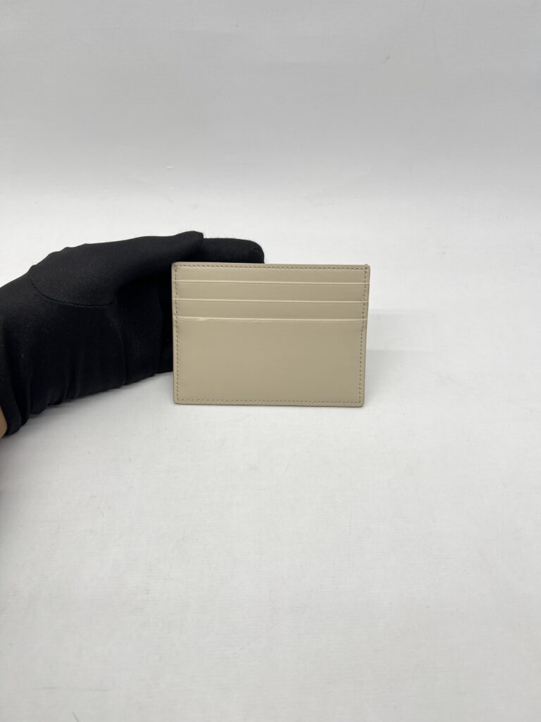 Celine Triomphe Card Holder Pale Beige