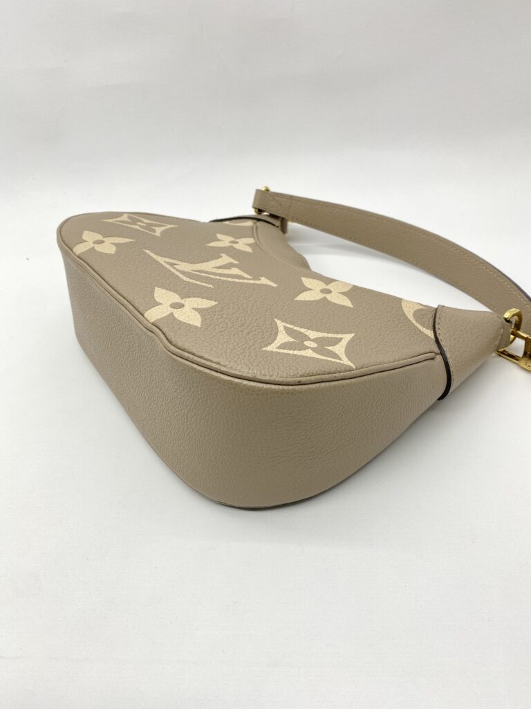 Louis Vuitton Bagatelle NM Monogram Empreinte Tourterelle Crème GHW