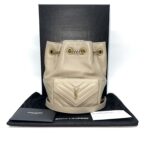 Saint Laurent Nano Bucket Taupe GHW