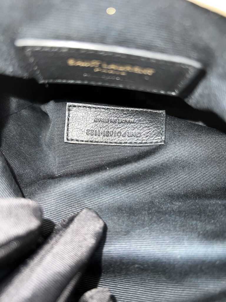 Saint Laurent Nano Bucket Taupe GHW