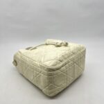 Dior D-Motion Bag White Macrocannage Lambskin GHW