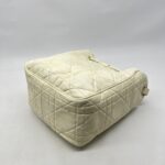 Dior D-Motion Bag White Macrocannage Lambskin GHW