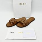 Dior D Club Slide Calfskin Ginger