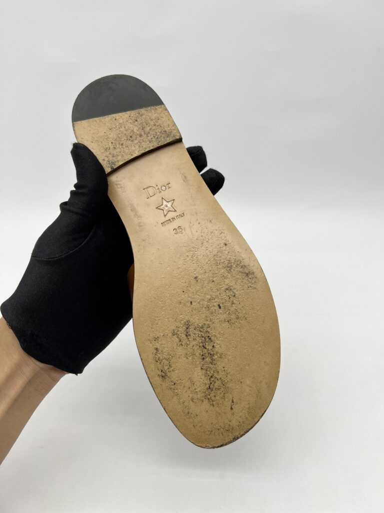 Dior D Club Slide Calfskin Ginger
