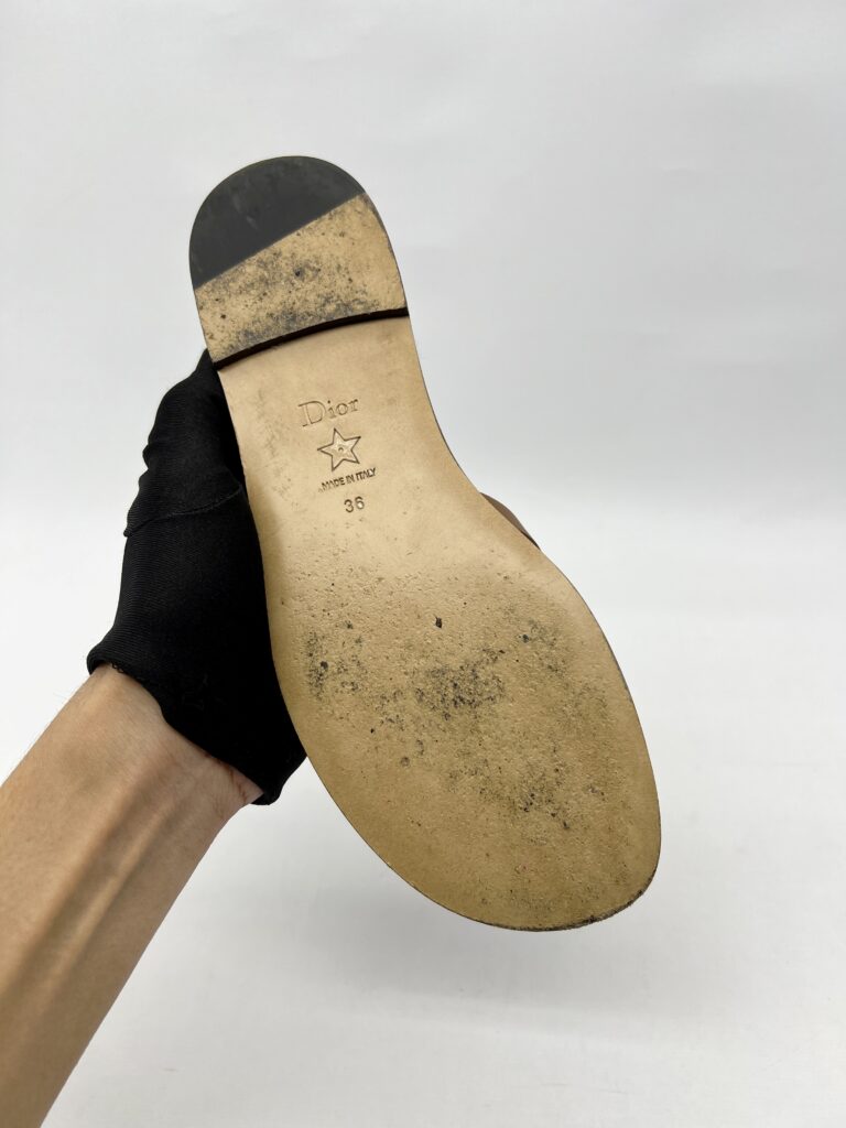 Dior D Club Slide Calfskin Ginger