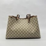 Gucci GG Suprreme Monogram Beige Dark Brown