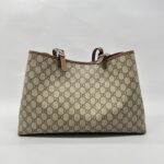 Gucci GG Suprreme Monogram Beige Dark Brown
