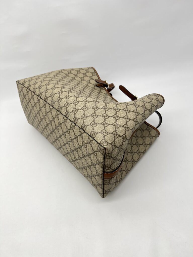 Gucci GG Suprreme Monogram Beige Dark Brown