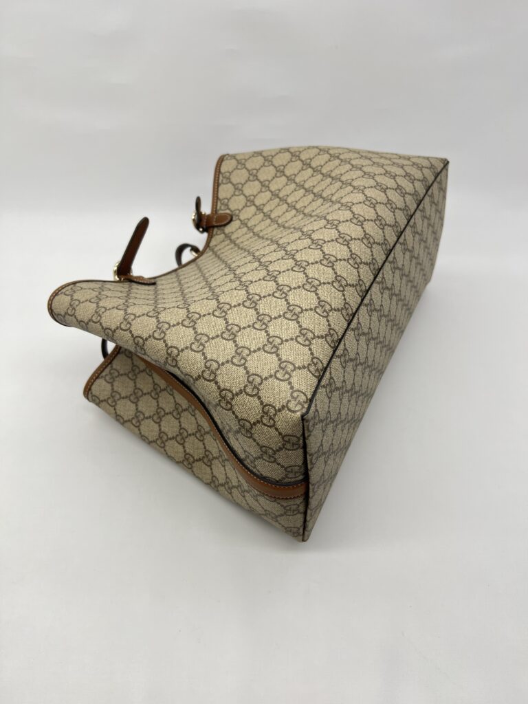 Gucci GG Suprreme Monogram Beige Dark Brown