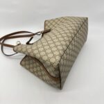 Gucci GG Suprreme Monogram Beige Dark Brown