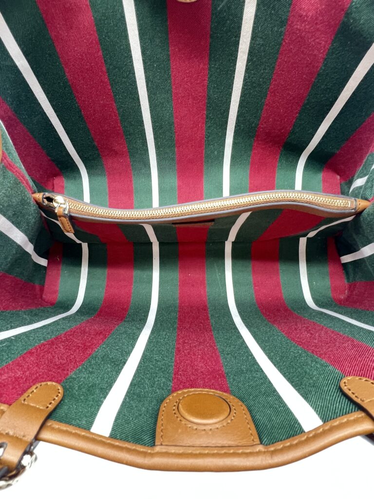 Gucci GG Suprreme Monogram Beige Dark Brown