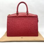 Louis Vitton Riviera Hand Bag Epi Red GHW