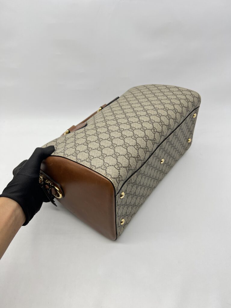 Gucci Boston GG Supreme Brown GHW