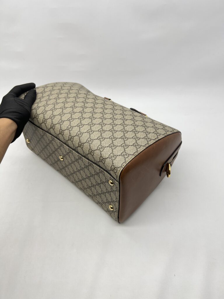 Gucci Boston GG Supreme Brown GHW