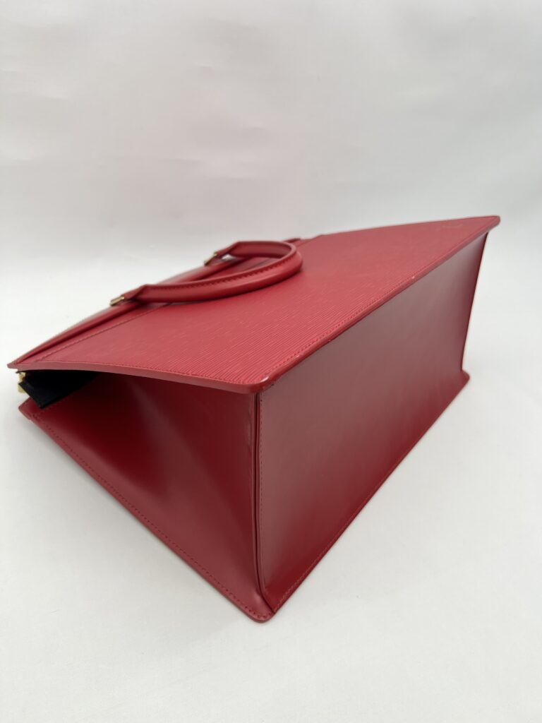 Louis Vitton Riviera Hand Bag Epi Red GHW