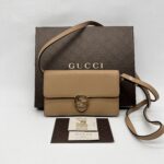 Gucci GG Interlocking Wallet On Strap