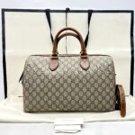 Gucci Boston GG Supreme Brown GHW