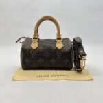 Louis Vuitton Nano Speedy Monogram GHW