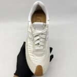 Loewe Flow Runner Suede Nylon Gold Blanc