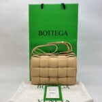 Bottega Veneta Padded Cassette Almond GHW